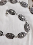 Gümüş Vintage Tarzı Bel Zinciri - Gümüş 108cm x 1cm - 3