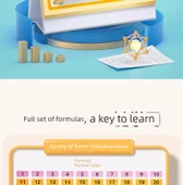 İlkokul Matematik Formül Kartı (Temel 50) - 1 Halka Tokalı - 8