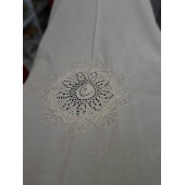 COŞAN TEKSTİL DENİZLİ/ BULDAN DOKUMASI MASA ÖRTÜSÜ - EBADI: 140 X 180 cm RENK: EKRU - DOKUMA - % 100 PAMUKLU - 3