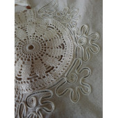 COŞAN TEKSTİL DENİZLİ/ BULDAN DOKUMASI MASA ÖRTÜSÜ - EBADI: 140 X 180 cm RENK: EKRU - DOKUMA - % 100 PAMUKLU - 8