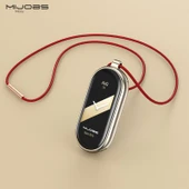 Xiaomi Bileklik 9/8 Uyumlu Siyah Metal Kolye - 2