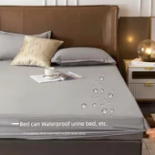 Ev Tipi Yatak Örtüsü - 2x1.8 m - Su Geçirmez, Dayanıklı, Makinede Yıkanabilir - 1