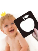 Montessori Bebek Görsel Uyarı Kartları - Siyah Beyaz Küçük Kart Paketi - 3