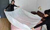 Polyester Yatak Örtüsü - 2x1.5 m - Su Geçirmez, Dayanıklı, Makinede Yıkanabilir - 11