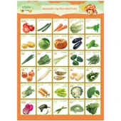 Çiçekler Tanıma Duvar Tablosu - Kahverengi - 9