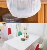 Ekstra Kalın PE Plastik Tek Kullanımlık Masa Örtüsü - Kırmızı - 220x220cm - 1'li Paket (10 Adet) thumbnail 11