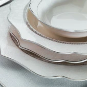 Schafer Laura Yemek Takımı 60 Parça-Platin - 5