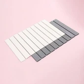 Kaymaz Diatomit Banyo Paspası - 30x40cm - Beyaz - 1