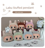 Labubu Bebek Kokulu Kolye Anahtarlık - Mavi Gri thumbnail 7