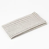Japon İskandinav Tarzı Dikey Çizgili Polyester Pamuk Peçete Amerikan Servisi - Mavi 30 x 40 cm - 6
