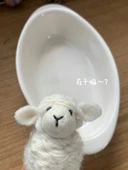 El Yapımı Koyun Peluş Anahtarlık Çanta Kolyesi - Kuzu - 8