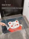 Yapışkanlı Kapı Giriş Paspası - 60x80cm - Güvenli Yolculuklar Desenli - 90 Yaprak - 3