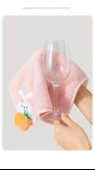 Mutfak Banyo Havlusu - Meyve Desenli 3'lü Set (Pembe + Sarı + Beyaz) - 10