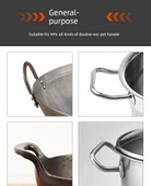 Silikon Yanmaz Tava Sapı Kılıfı - Büyük Boy Siyah (2 Adet) thumbnail 10