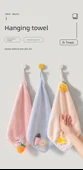 Mutfak Banyo Havlusu - Meyve Desenli 3'lü Set (Pembe + Sarı + Beyaz) - 8