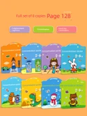Çocuklar için Konsantrasyon Geliştirme Sticker Kitabı - 2-6 Yaş (8 Kitap) - 2
