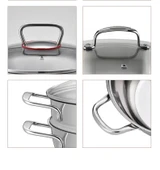 Silikon Yanmaz Tava Sapı Kılıfı - Büyük Boy Siyah (2 Adet) thumbnail 11