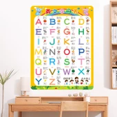 İlkokul İngilizce Alfabe Tablosu - Standart İngilizce Yazı Maymunu thumbnail 4