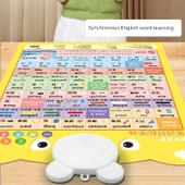 Çocuklar için Çince Pinyin Duvar Tablosu - Pinyin +1-100 + Okuma 1 + Kelime 1 + Kelime 2 - 3