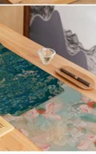 Lotus Xiangyun Su Geçirmez Çay Matı - 30x180cm - 12