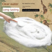 Song Huizong Kuş ve Çiçek Resimleri Diatomit Çay Matı - Zhao Ji-Tüy Eskizleri 30cm X 120cm - 5