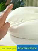 Güzellik Salonu Göğüs Yüz Yastığı - Lateks Hafızalı Köpük - Spa Masajı - Açık Mor İtalyan Kadife - 4