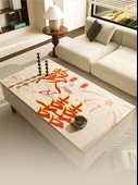 Su Geçirmez Yağ Tutmaz Tek Kullanımlık Düğün Sehpa Örtüsü - Happy Moon Desenli - 80x130cm - 8