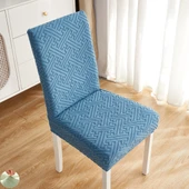 Universal Esnek Sandalye Kılıfı - Açık Yeşil (Kalınlaştırılmış Rattan Matcha Rengi) - 3