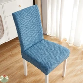Universal Esnek Sandalye Kılıfı - Açık Yeşil (Kalınlaştırılmış Rattan Matcha Rengi) - 10
