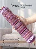 Yeşil Silindir Şekilli Boyun Yastığı - 7-9cm - 2