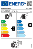 KUMHO 235/60R18 107V HP71 2025 ÜRETİM YAZ LASTİĞİ thumbnail 2