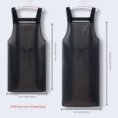 Su Geçirmez Yağ Tutmaz İş Önlüğü - Leke Tutmaz - Yıkanmaz Yumuşak 95cm (Cepsiz) 2'li Paket - 2