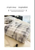 Tavşan Peluş Mercan Polar Battaniye - Halo Zarif Gri - 200x230cm - 9
