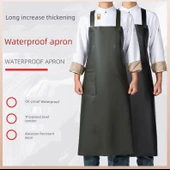 Su Geçirmez Dana Tendon Önlük - Siyah G35 + Siyah PU Deri Kol + Siyah Şapka thumbnail 7