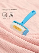 Mor Uzun Saç Kurutma Bonesi - Açık Tasarım - Banyo Havlusu - 4