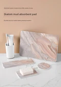 Diyatomit Emici Sabunluk - Mermer 1 (13x8x0.9 cm) - 7