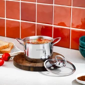 Schafer Micro Mini Derin Çelik Tencere 12 Cm 2 Parça thumbnail 2