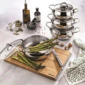 Schafer Cookhaus Çelik Tencere Seti 8 Parça-Inox - 2