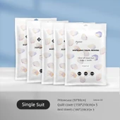 Tek Kullanımlık Seyahat Otel Tek Kişilik Üçlü Set - 5 Set (Model 2) - 1