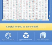 Pinyin Alfabe Duvar Tablosu - İlkokul Belirteç Tablosu thumbnail 9