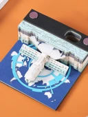 2025 3D Kağıt Oyma Takvim Dünya Kalesi-Tianshu Özel Yapışkan Notlar thumbnail 2