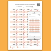 Okul Öncesi ve 1. Sınıf İlk Kitap Zihinsel Hesaplama Alıştırma Kağıdı 40 Sayfa (2 Adet) thumbnail 5