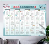 Çocuk Eğitici Duvar Tablosu - İlkokul 115 Antik Şiir [3 Orta] Fonetik Notasyonlu thumbnail 11