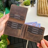 Modica Cosmos - Hakiki Deri Pisotlu Erkek Cüzdan - 1