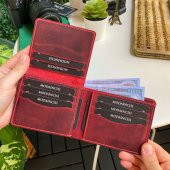 Modica Cosmos - Hakiki Deri Pisotlu Erkek Cüzdan - 2