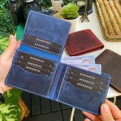 Modica Cosmos - Hakiki Deri Pisotlu Erkek Cüzdan - 3