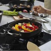 Schafer Gastronomie Master Granit Basık Tencere 24 Cm - 4