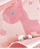 Çocuk Emici Pamuklu Banyo Havlusu - 2'li Paket: (Pastel Gökkuşağı Atı + Çocuk Pelerini) - 11