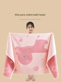Çocuk Emici Pamuklu Banyo Havlusu - 2'li Paket: (Pastel Gökkuşağı Atı + Çocuk Pelerini) - 2