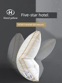 3D Beyaz Otel Yastığı (Çift) - 16-18cm - 6